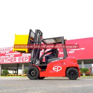 Mẫu xe nâng điện ngồi lái pin Lithium, sạc đầy bình chỉ 1-2 tiếng đồng hồ!