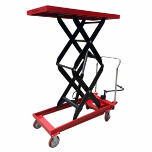 Xe nâng mặt bàn tải 500kg, 800kg lên cao 1m5, 1m7.