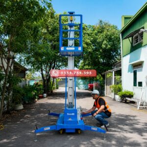 4 thanh chống cực an toàn, giúp cố định thang đứng 1 chỗ khi làm việc.