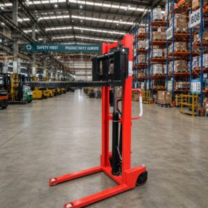 Xe đáp ứng nhu cầu nâng hạ các pallet hàng nặng trong kho công nghiệp, nhà máy sản xuất và trung tâm phân phối.