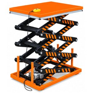 Bàn Nâng Thủy Lực Dùng Tay Trục Nâng Chéo 4 Tầng Chữ X