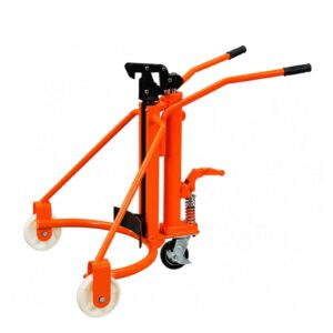 Xe Nâng Phuy Nhựa Axít 200 Lít - Xe Điện Quay Đổ Thùng Phy Acit Tiêu Chuẩn